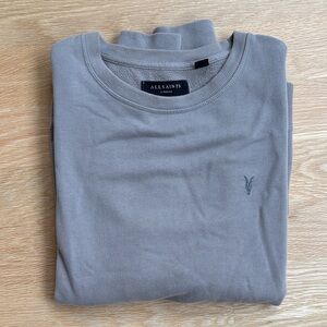 AllSaints Gray Talla Crewneck Sweater
